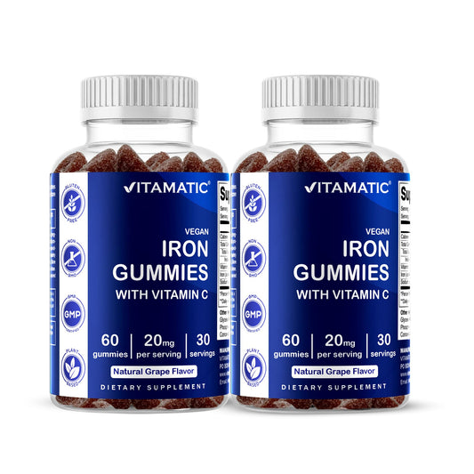 Hero image of Vitamatic Iron Gummies bottle