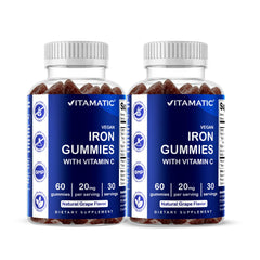 Hero image of Vitamatic Iron Gummies bottle
