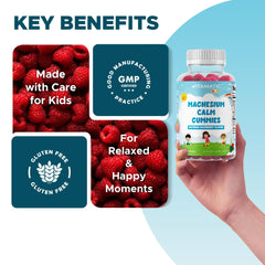 Vitamatic Kids Magnesium Calm Gummies nutrition label