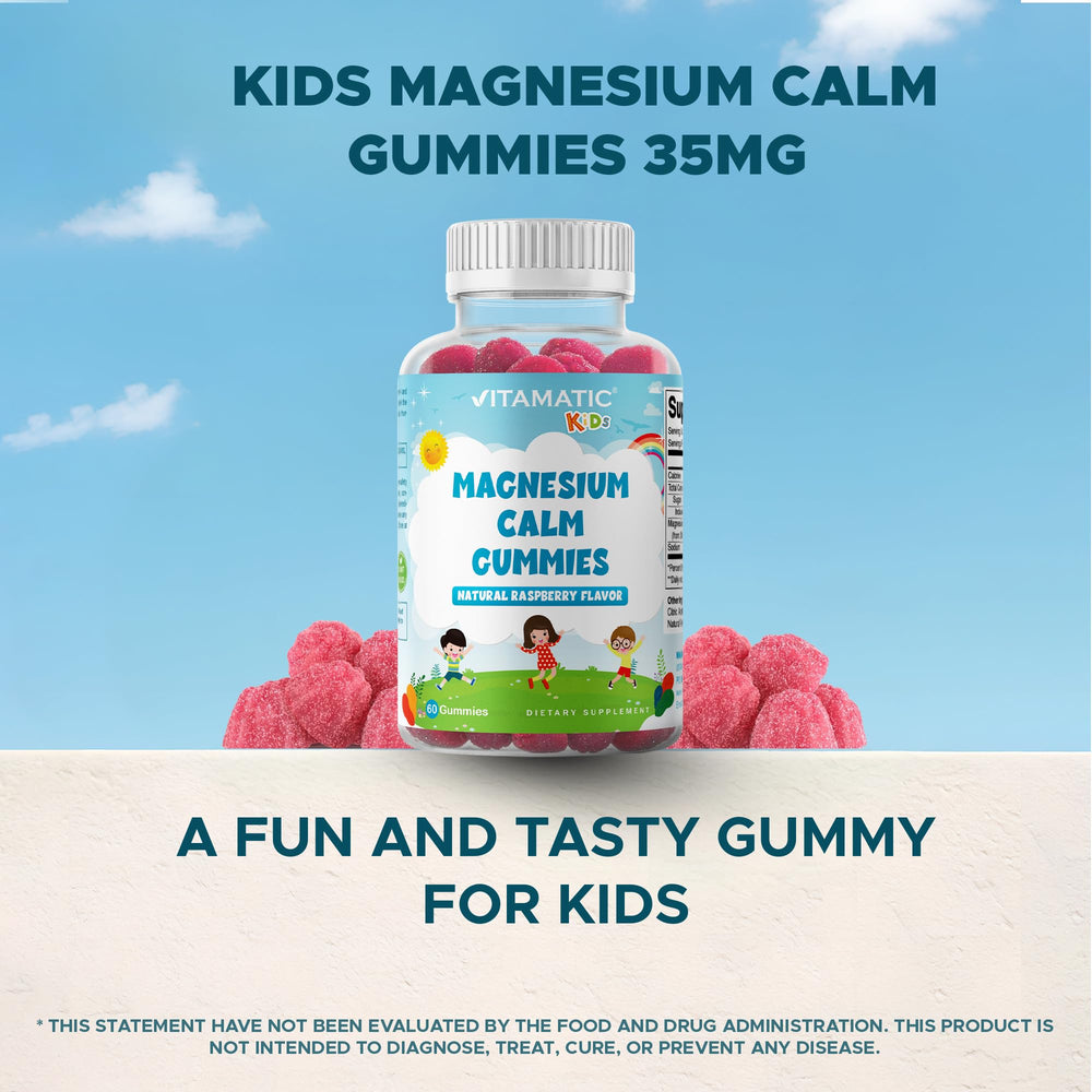 Pack of two Vitamatic Magnesium Calm Gummies bottles