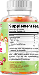 Nutrition label showing plant-based FOS fiber from beets