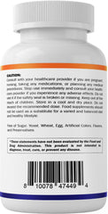 Ingredients list close-up for Vitamatic L-Theanine