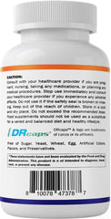 Lifestyle image illustrating digestive health with probiotic bottle