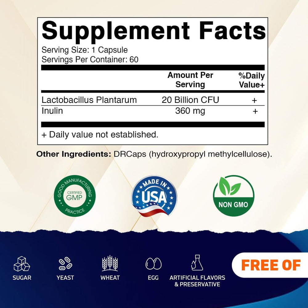 Close-up of DRcaps capsules protecting probiotic ingredients