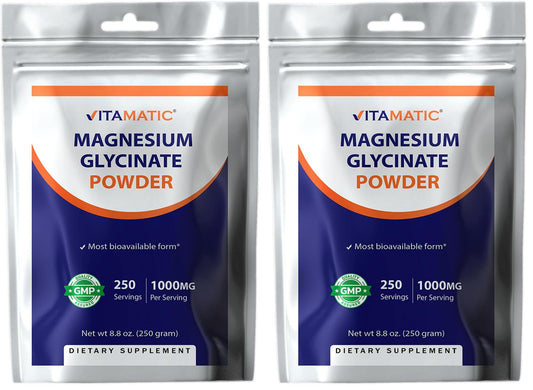 Vitamatic Magnesium bottle front label