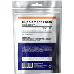 Third-party tested seal on Vitamatic Magnesium Oxide Powder packaging