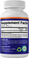 Close-up of bottle cap and label on Vitamatic Melatonin