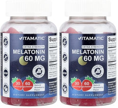 Vitamatic Melatonin Gummies bottle front view