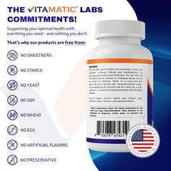 MSM and Vitamin C per serving on label