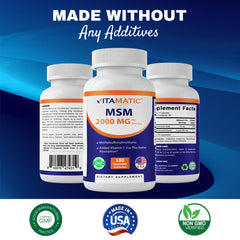 USA GMP compliant facility indication on packaging