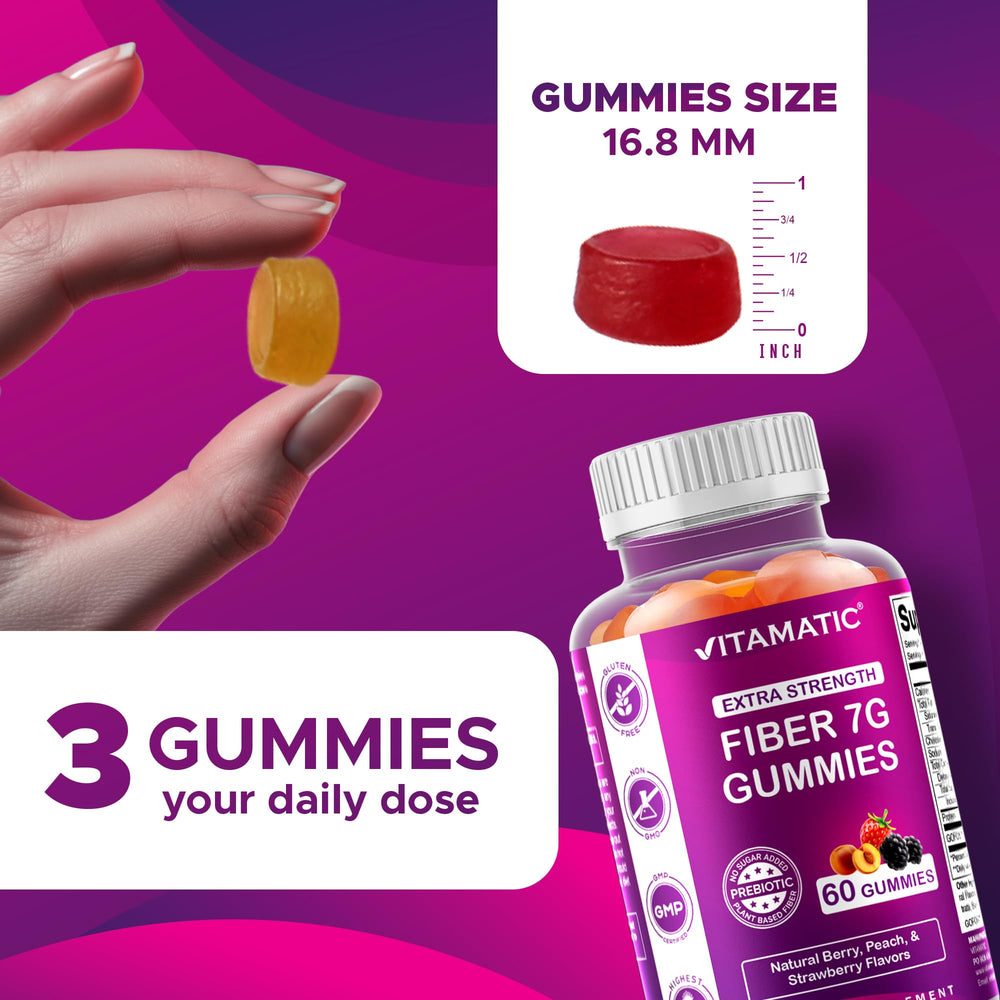 Close-up of a peach-flavored gummy