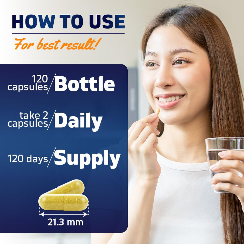 Supplement facts panel for Vitamatic Quercetin with Bromelain