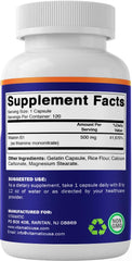 Energy metabolism support provided by Vitamin B1 500mg capsules