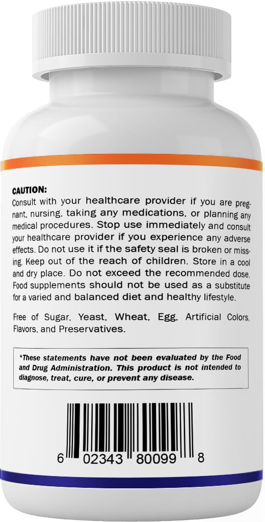 Ingredients and certifications for Vitamatic Vitamin B1 500mg