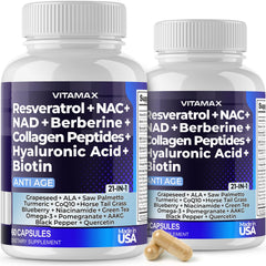 Vitamax Age Smart bottle with capsules