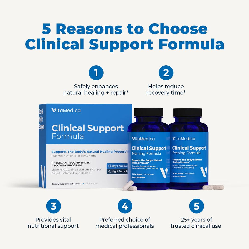 VitaMedica Clinical Support user preparing pills as part of a recovery routine.