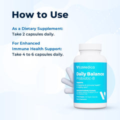 Vegan-friendly probiotic information on label