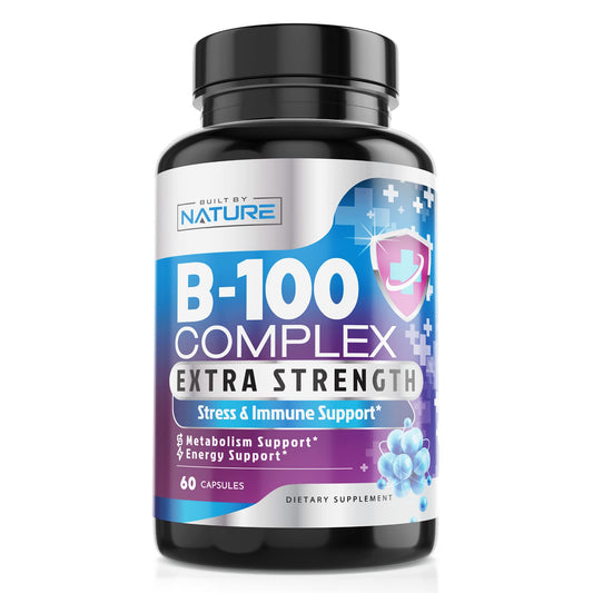 Vitamin B Complex 60 capsules bottle