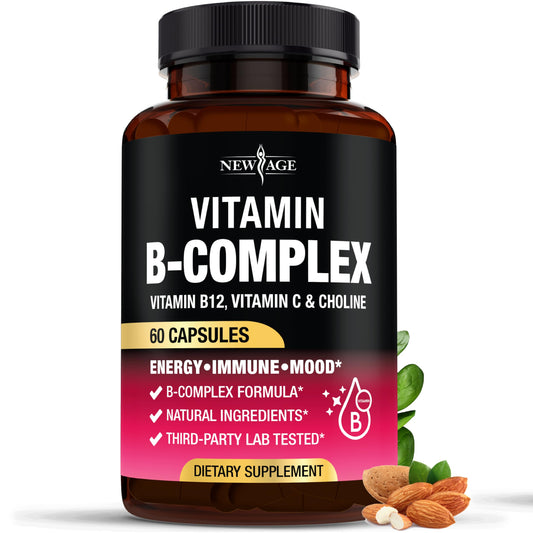 Vitamin B Complex for men and women - 60 vegan capsules