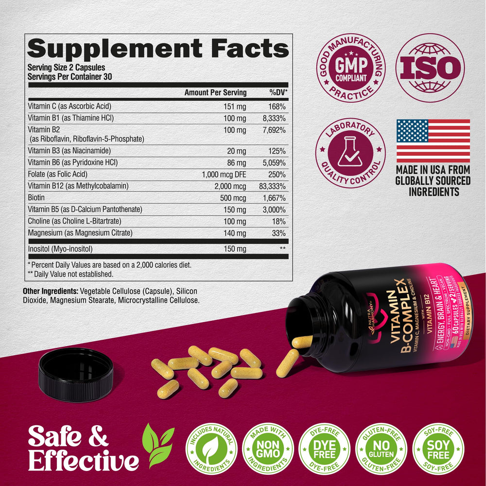 Vitamin B Complex product packaging
