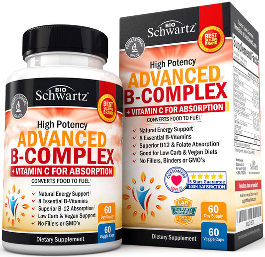 Bottle label for Vitamin B Complex with Vitamin C