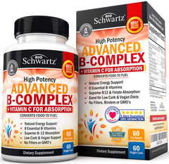 Bottle label for Vitamin B Complex with Vitamin C