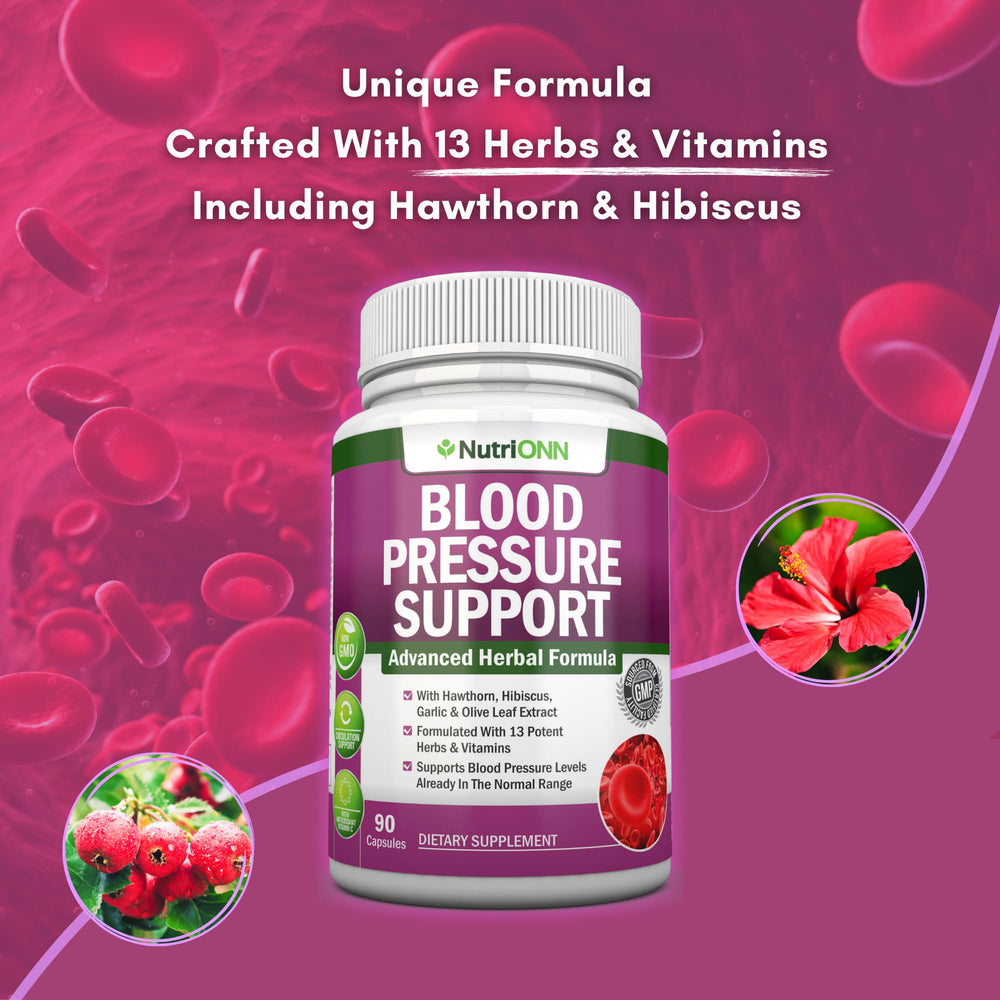 Vitamin B12-rich Blood Pressure Support capsules