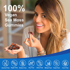 Gummies showing added Vitamin C & D for immune support