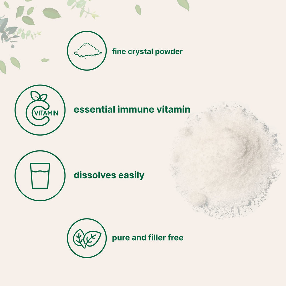 Scoop included with Vitamin C powder