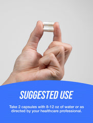 Supplement facts label displaying 1000 mg Vitamin C and 15 mg Zinc per serving