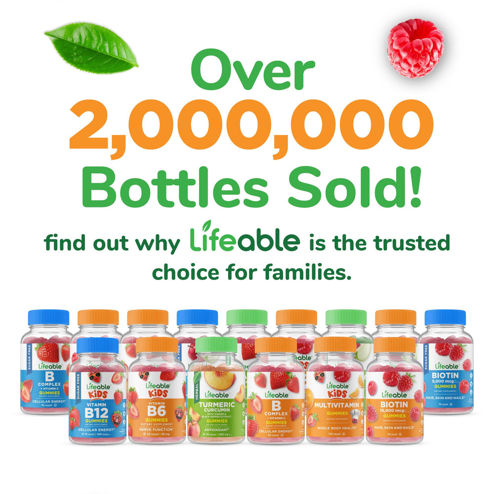 Ingredient list for Lifeable Vitamin D3 gummies