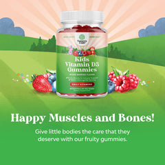 Kids immune support vitamin D gummies 1000 IU per serving