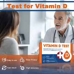 Display showing 15-minute rapid results for the vitamin D test