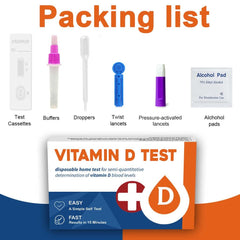 Fast and reliable vitamin D deficiency screening at home