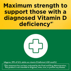 Graphic highlighting Vitamin D3 10000 IU immune support