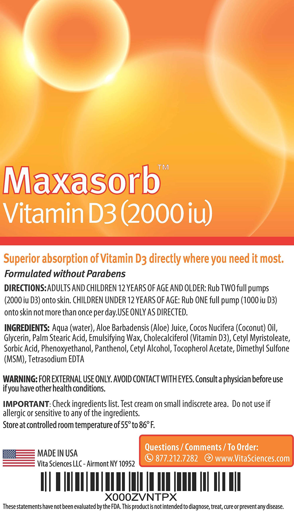 Healthy skin with Vitamin D3 Cream