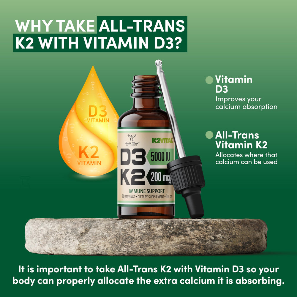 Double Wood wellness quality testing seal on bottle