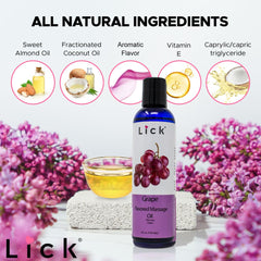 Close-up of vitamin E and almond oil ingredients