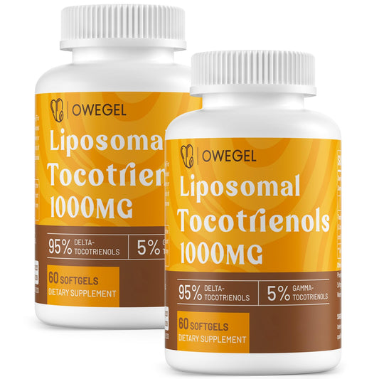 Bottle of Vitamin E Tocotrienols 1000mg Liposomal Softgels