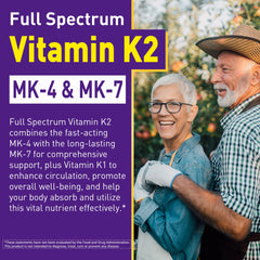 Close-up of Vitamin K2 MK-7 and MK-4 gummies