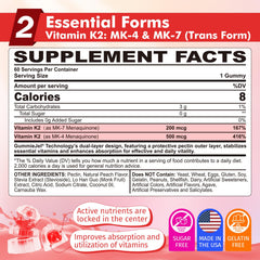 Bone health support with full-spectrum K2 gummies