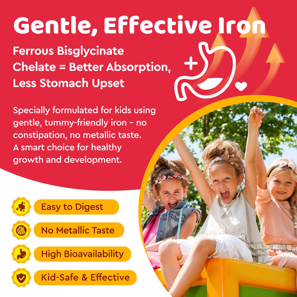 Vitamins and minerals including B-complex and zinc for kids