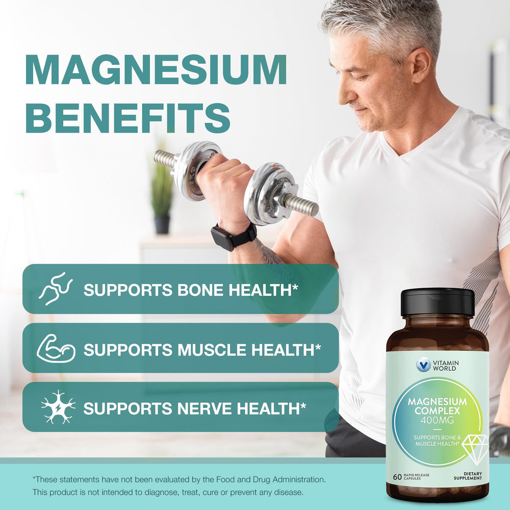 Magnesium Complex supports muscle and nerve function