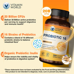 Bottle label highlighting prebiotic fiber