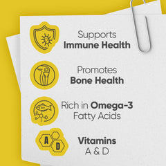 Vitamins A, D, E and B1 in cod liver oil liquid
