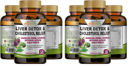 VITAMISAN Liver Cleanse Detox bottle front view