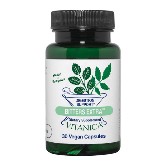 Vitanica Bitters Extra bottle – front label
