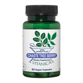 Vitanica Chaste Tree Berry Vitex Extract Plus bottle on white background