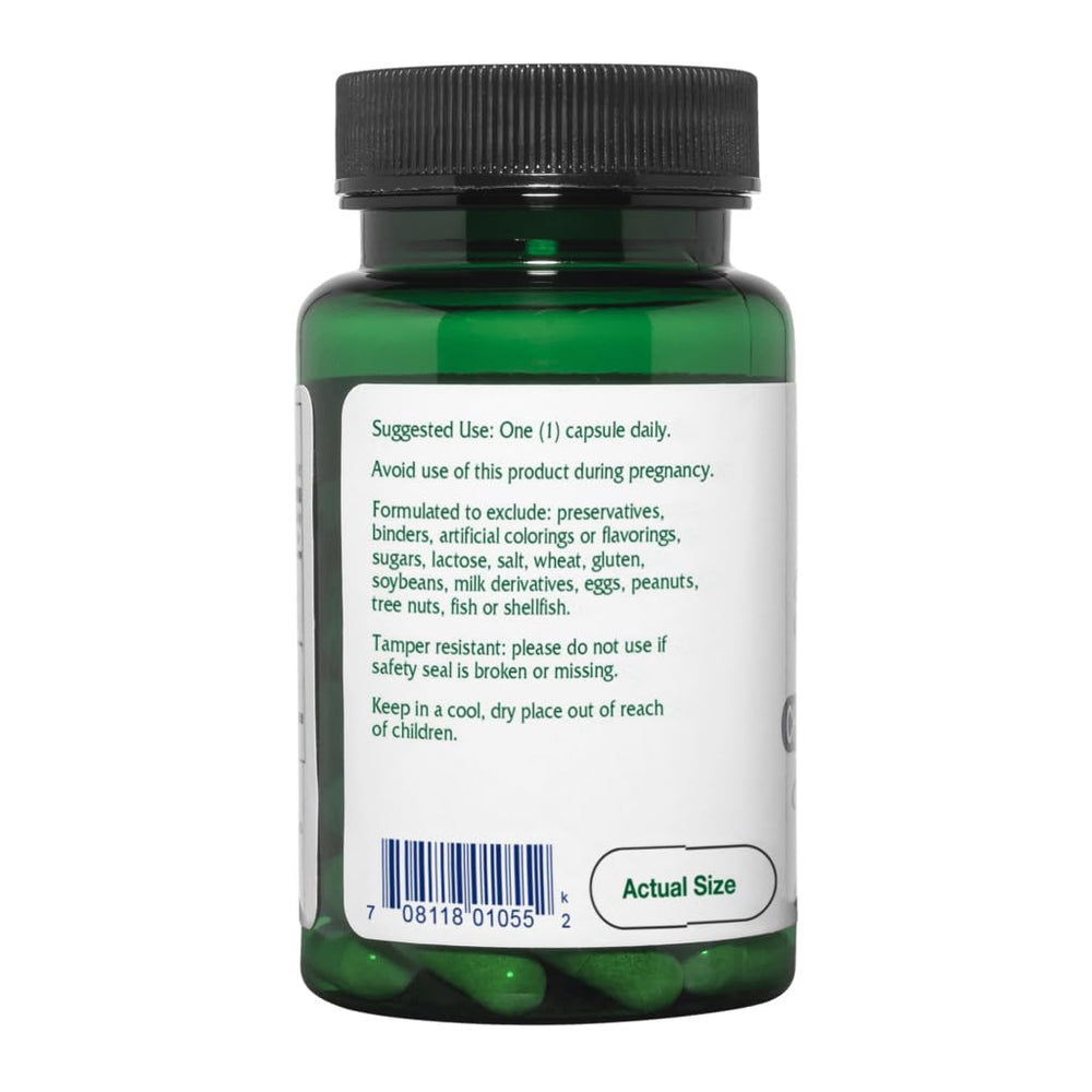 Natural ingredients and packaging details of Vitanica product