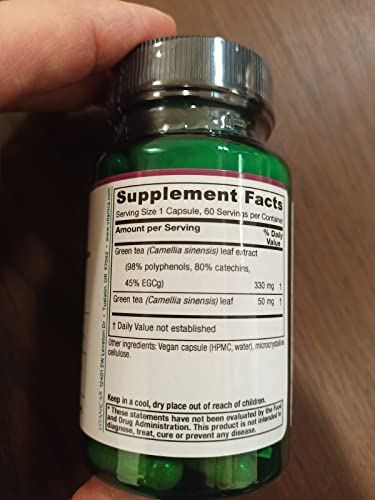 Side view of bottle showing capsules